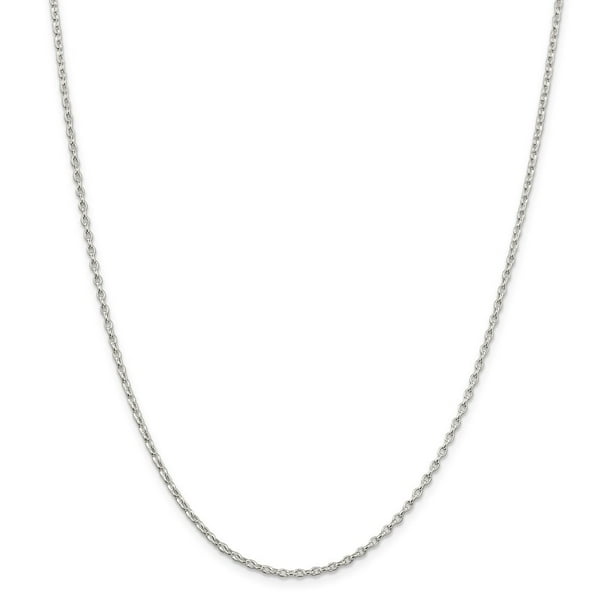 with Secure Lobster Lock Clasp Jewel Tie 925 Sterling Silver 2mm Long Link Rolo Chain Necklace with Secure Lobster Lock Clasp Jewel Tie 925 Sterling Silver 2mm Long Link Rolo Chain Necklace